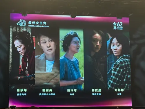 ▲金馬獎完整入圍名單，最佳女主角