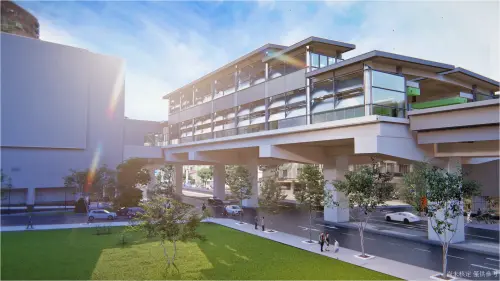 ▲土城樹林線LG12車站模擬圖。（圖／新北捷運工程局提供）