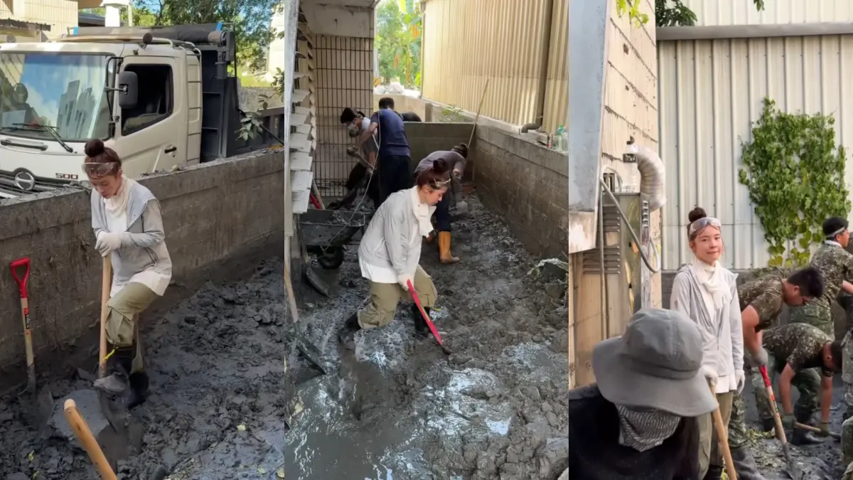 ▲今日娛樂搶先看：李多慧（如圖）前進花蓮和國軍一同鏟土救災；吳婉君被報復和家暴男趙駿亞，閨密氣到絕交；嘎琳再度被爆與富商黃苡峻貼肩看球。（圖／翻攝自李多慧 Threads@le_dahye）