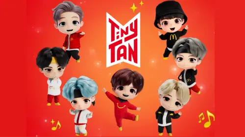 麥當勞TinyTAN盲盒公仔10/8開賣！韓國BTS角色7款小卡、價格一覽
