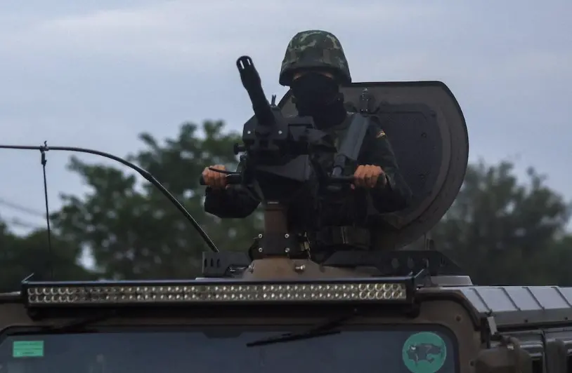 ▲泰國情報文件揭示，中國武器在邊境衝突前運抵柬埔寨，成為戰事關鍵焦點。（圖／路透社／達志影像）