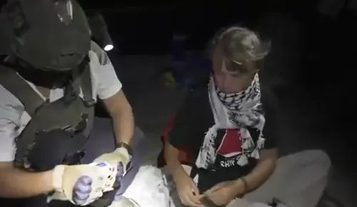 影／環保少女涼了？以軍攔截加薩救援船　被捕畫面全曝光
