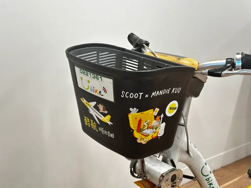 ▲酷航攜手YouBike與台灣藝術家Mandie Kuo合作。（圖／酷航提供）