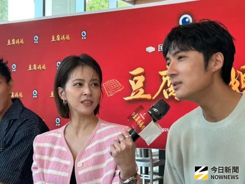 ▲李運慶（右）飾演蘇晏霈（左）的藝術家老公，靠她養還外遇。（圖／記者李欣容攝）