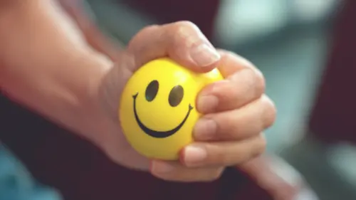 ▲每當女兒壓力大時，Sunny會準備紓壓球讓女兒捏著，舒緩情緒。（圖／記者王郁勳攝）