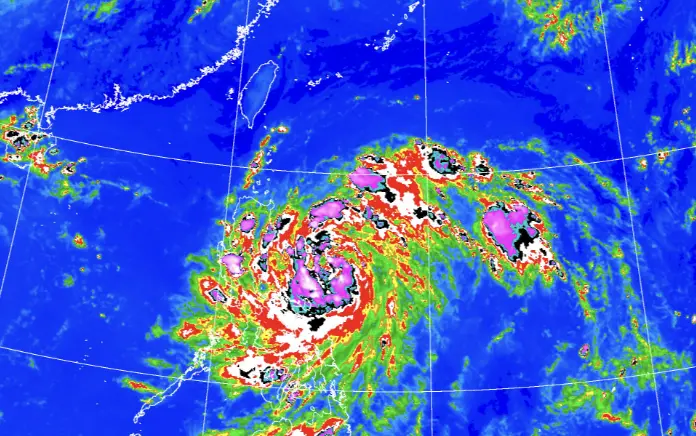 ▲「麥德姆」颱風今早生成，路徑往西移動，中秋連假後期遠離，不過下週可能還有新颱風。（圖／中央氣象署cwa.gov.tw）
