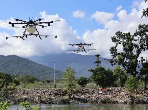 守護花蓮災區環境安全　33化學兵群攜手無人機廠商協力消毒
