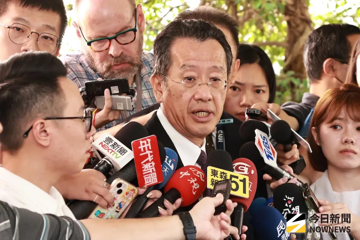 ▲國防部長顧立雄強調國造潛艦原型艦通過海上測試，之後才會來動之預算。（圖／記者吳翊緁攝，2025.10.03） 