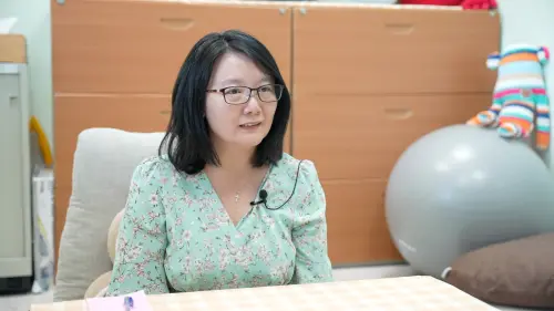 ▲北市大直高中輔導室主任吳姿瑩以該校為例，高中職身心調適假實施第一年，使用情況不如預期來的好。（圖／記者王郁勳攝）