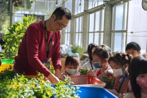 ▲葳格小學是中台灣唯一推行「根與芽計畫」小學。（圖／葳格提供)