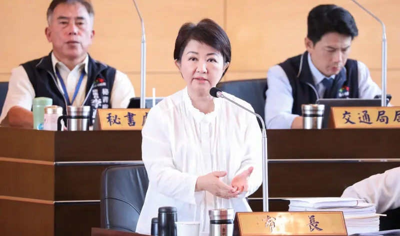    ▲台中市長盧秀燕擔心，巨大機械暫扣令事件若不妥善處理，負面影響「會比巨大還巨大」。（圖／台中市政府提供，2025.10.03）  