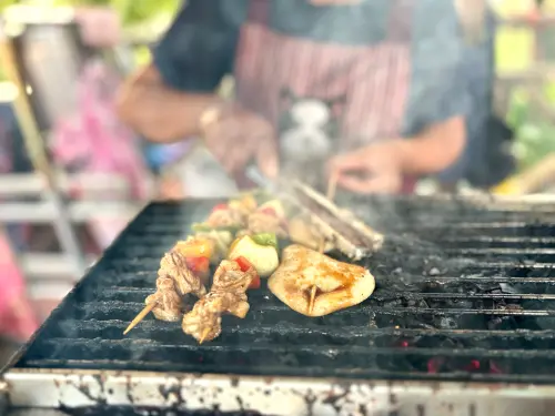 ▲烤肉,中秋。（圖／記者周淑萍攝）