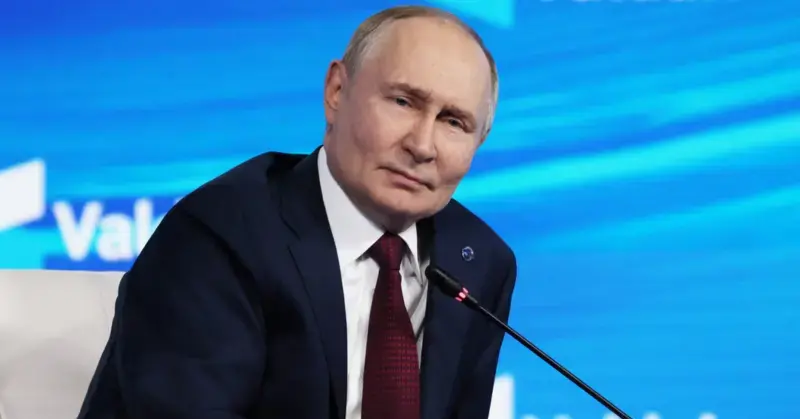 ▲俄國總統蒲亭週四在出席活動時，暗諷北約（NATO）才是紙老虎，並警告歐洲國家，俄羅斯並不怕與其發生直接衝突。（圖／美聯社／達志影像）