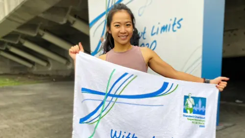 ▲運動網紅一輪產後備戰半馬組別，並表示「渣打馬是我的初馬回憶，也是我一直以來最推薦的賽事。」