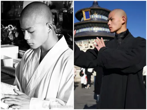 ▲被譽為「少林最帥武僧」的秋風（如圖），去年車禍身亡，隨著于朦朧死亡話題延燒，秋風也被網友傳死因另有隱情，早先傳過他遭到虐待、取器官，後來移植給了某位大牌。（圖／翻攝自微博）