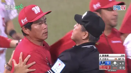 影／味全、富邦板凳清空！力亞士觸身球連發　葉君璋不滿上前理論
