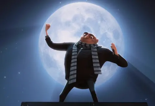 ▲全球賣座的動畫名片《神偷奶爸》，主角格魯異想天開，想把月亮偷走。（圖／摘自IMDb）