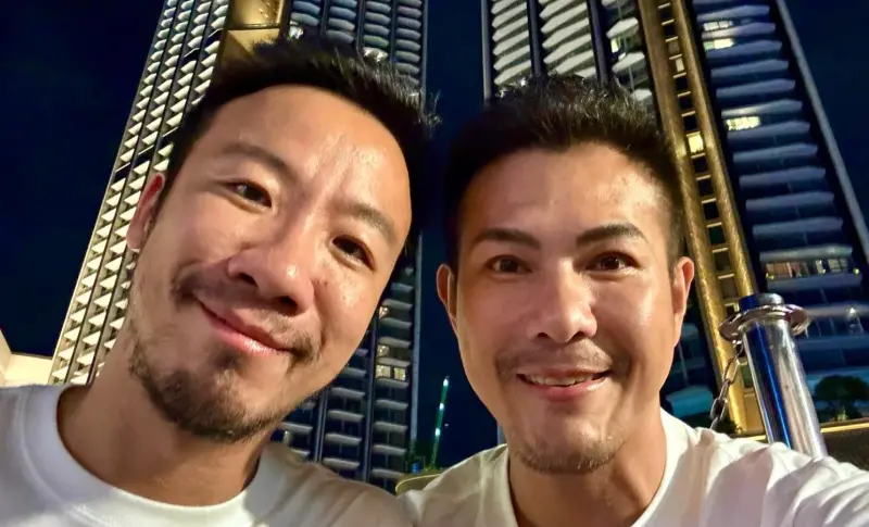 ▲娛樂今日搶先看有8點檔男星高允漢（右）同婚經紀人（左）、已故名媛蔡天鳳媽媽發聲、張學友宣布巡演最終章在香港紅磡開唱。（圖／高允漢臉書）