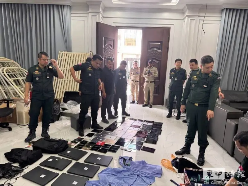    ▲被查獲的犯罪工具。（圖／翻攝自柬中時報）  