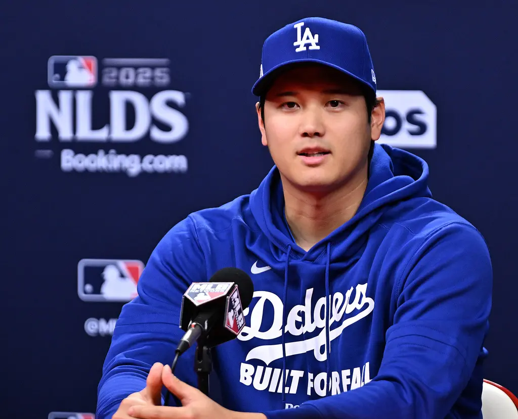 ▲美國職棒大聯盟（Major League Baseball）國聯分區系列賽將於明（5）日開打，尋求二連霸的洛杉磯道奇將迎戰強敵費城人。首戰由大谷翔平登板先發。（圖／美聯社／達志影像）