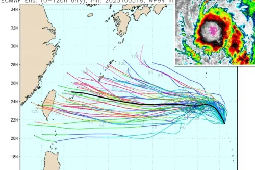 新熱帶低壓生成了！有機會升級颱風「哈隆」　國慶連假衝台灣東邊
