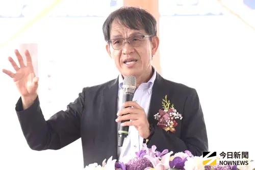 ▲日月光半導體公司資深副總經理洪松井致詞。(圖／記者黃守作攝，2025.10.03)