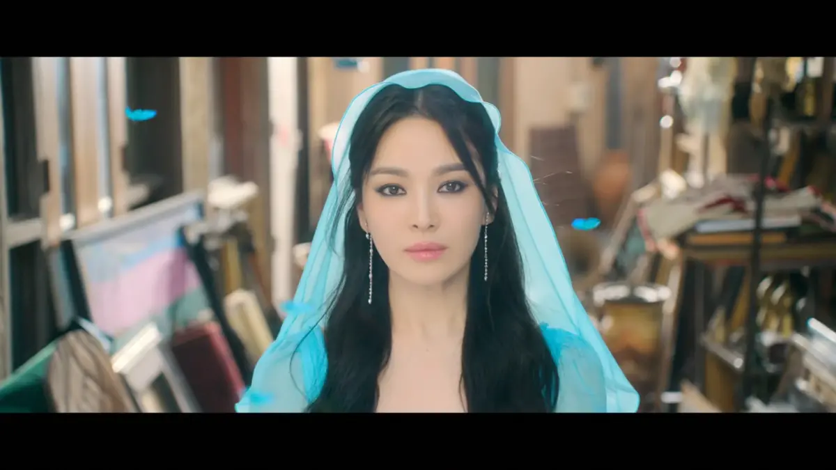 ▲《許願吧，精靈》開播，宋慧喬（如圖）客串現身，精靈模樣都讓秀智、金宇彬語塞。（圖／Netflix）