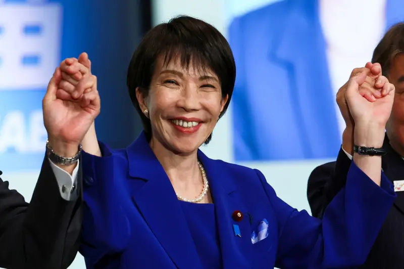 ▲日本自民黨總裁選舉今(4)日舉行,結果由高市早苗在二輪投票後順利勝出。基於金融寬鬆與財政擴張政策的「高市交易」行情是否會啟動,值得觀察。(圖/美聯社/達志影像)