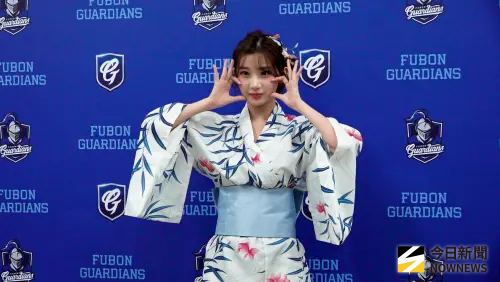 ▲Fubon Angels韓籍成員李珠珢表示，給自己今年應援的表現100分，她笑說，非常認真編舞。（圖／記者陳云茹攝,2025.10.04）
