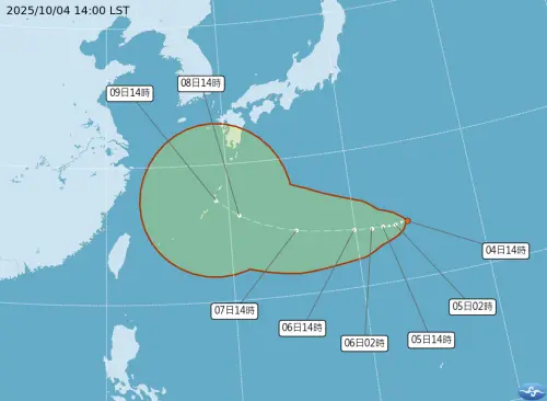 天氣預報／哈隆颱風將生成！路徑往台灣靠近　國慶連假天氣受威脅

