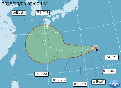 哈隆颱風生成！最新路徑向東北大迴轉　吳德榮揭侵台機率：需觀察
