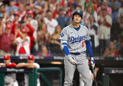 MLB季後賽／大谷翔平罕見拿「鐵支」！連吞4K　對費城人左投沒轍
