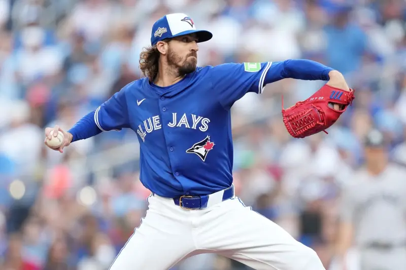 ▲美聯冠軍系列賽13日登場，由多倫多藍鳥（94勝68敗，美聯東區第一）主場迎戰西雅圖水手（90勝72敗，美聯西區第一），首戰將於多倫多舉行。由藍鳥王牌高斯曼（Kevin Gausman）將在第1戰登板對決水手年輕右投米勒（Bryce Miller）。（圖／美聯社／達志影像）