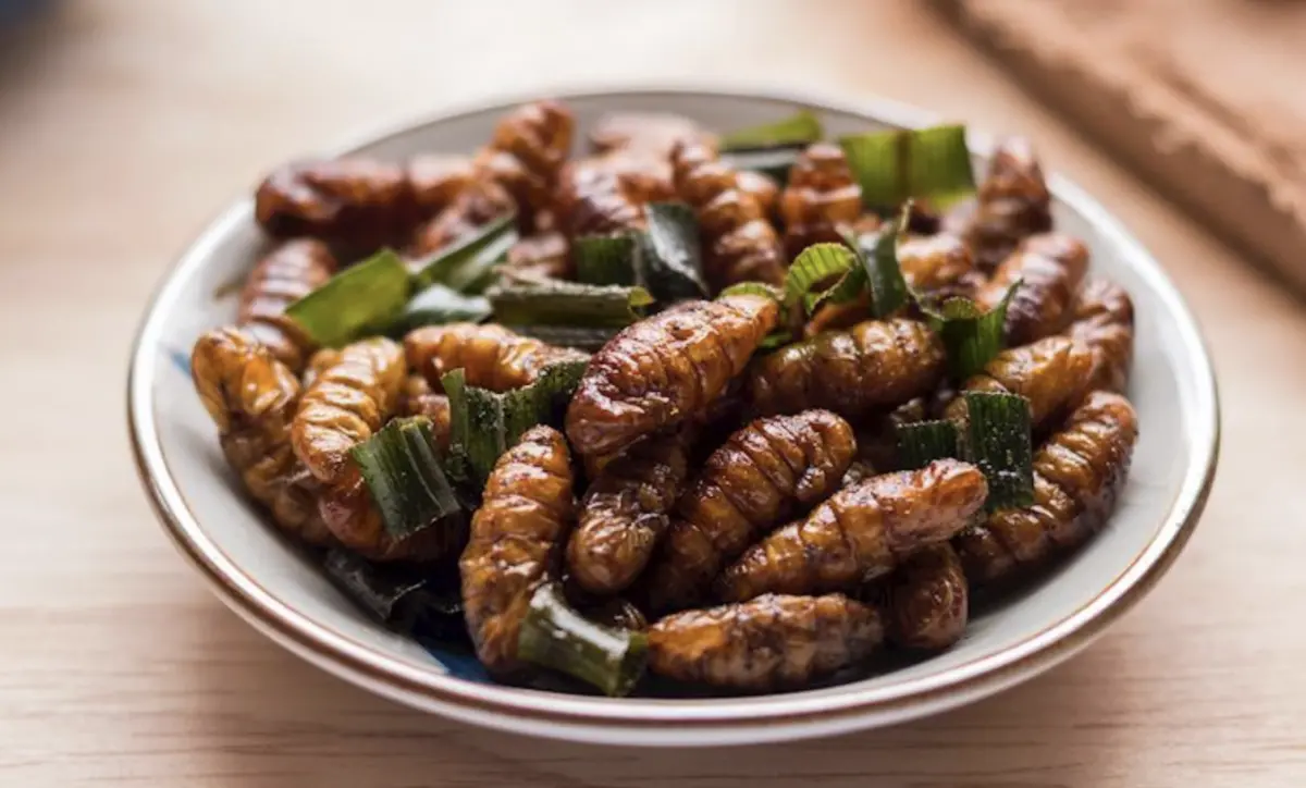 ▲全球傳統美食的平台TasteAtlas統計，列出12項外國人不敢吃，泰國人卻超愛的街頭小吃，其中炸蠶寶寶拿下第一名。（圖／翻攝自廿一TasteAtlas）