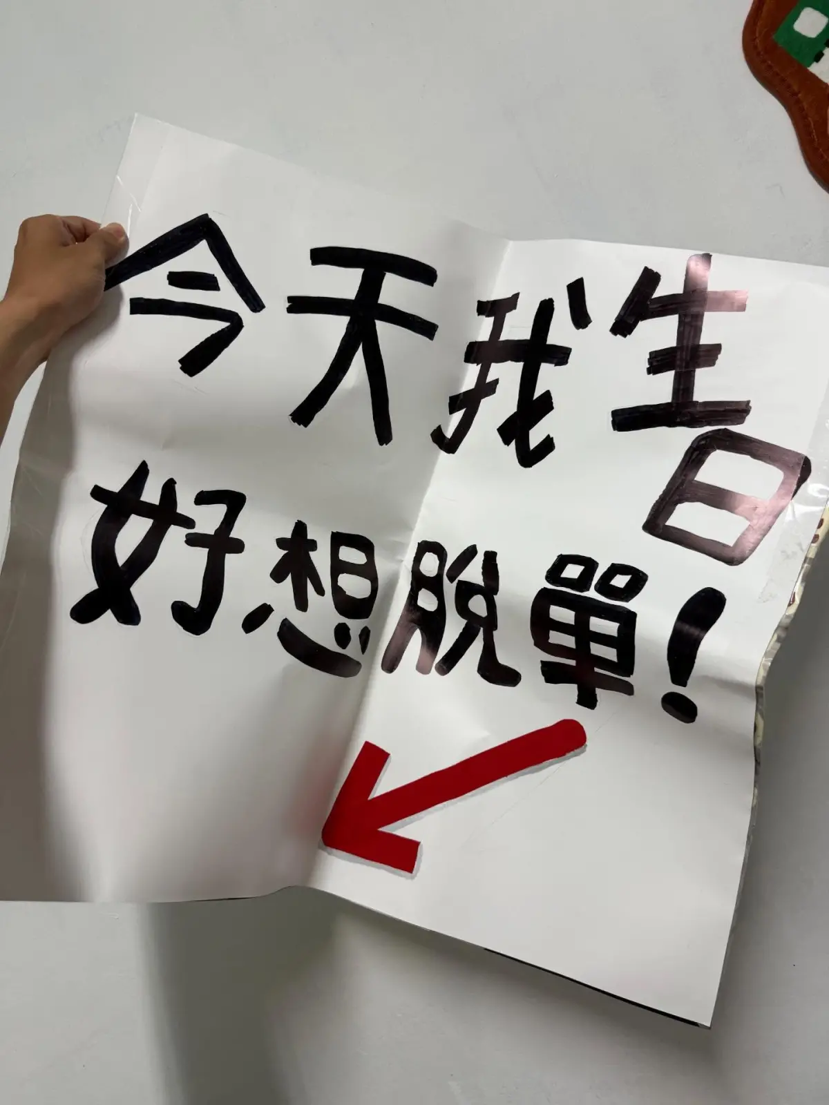 ▲一人想脫單、一人單身　球賽現場求姻緣　釣出會長追後續。（圖／Threads:pc_1005提供)