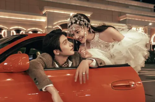 短劇CP成真！朱一未、白昕怡婚紗照曝光　預告婚禮開直播粉絲嗨炸
