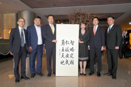 從石破茂到高市早苗都鍾情的墨寶　日本政壇御用墨寶家在淡江
