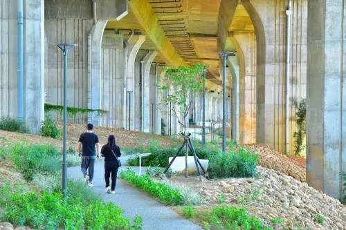 沙鹿「霞光步道」啟用　遠眺海線市鎮景觀
