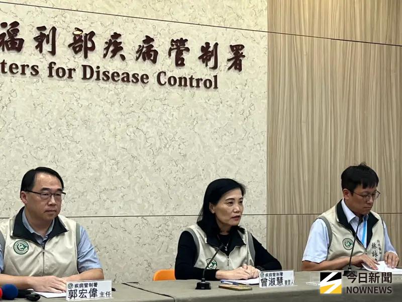 ▲疾管署疫情記者會說明流感疫情。（圖／記者張乃文攝）
