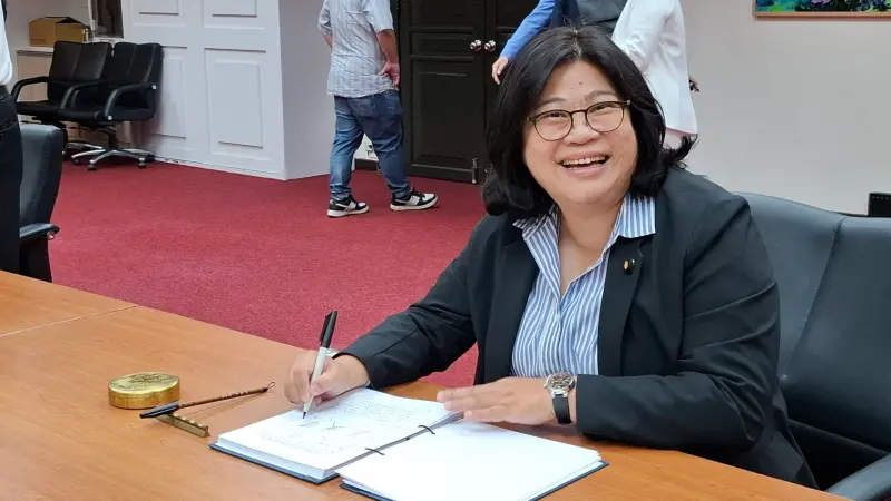 ▲民進黨選對會今日決議通過由立委王美惠參選嘉義市長，後續將送中執會裁決。（圖／翻攝自王美惠臉書）