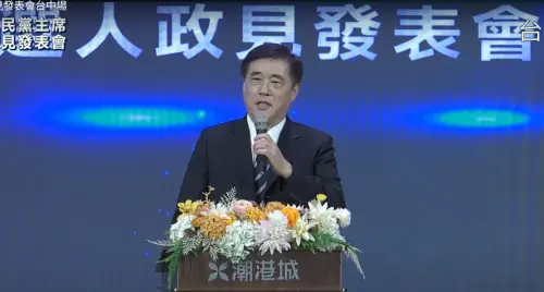 ▲郝龍斌批評選舉假招數滿天飛，並指誰在破壞黨、誰在散布謠言，誰就是我們的敵人！」（圖／國民黨提供，2025.10.07）