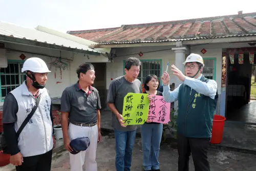 丹娜絲災後復原不停歇！救助金額達31億　台南市府：與市民同在
