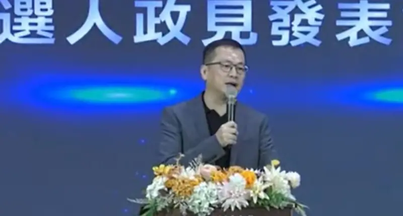 ▲羅智強於政見會立下軍令狀，若2026選舉結果總席次減少，或高雄或台南沒拿下任何一個，他立刻辭掉黨主席。（圖／國民黨提供，2025.10.07）