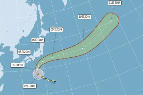 天氣預報／東北季風增強！雙十連假不定時有雨　哈隆颱風轉彎遠離
