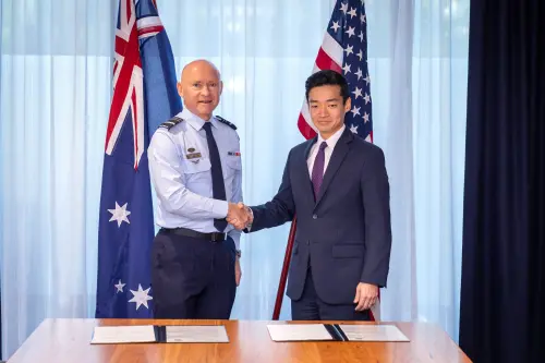 ▲美國國防部負責東亞事務的助理副卿約翰盧（John Noh，右），已經被總統川普提名，將擔任國防部印太事務助理副部長。（圖／翻攝自Ｘ／@DOW_Policy）