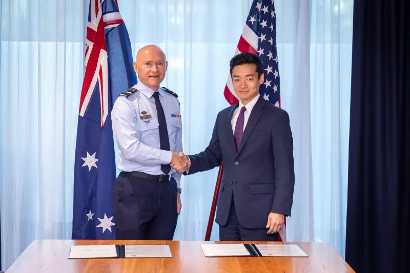    ▲美國國防部負責東亞事務的助理副卿約翰盧（John Noh，右），已經被總統川普提名，將擔任國防部印太事務助理副部長。（圖／翻攝自Ｘ／@DOW_Policy）  