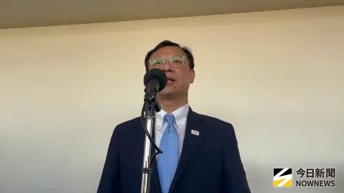 ▲衛福部長石崇良接受媒體聯訪。（圖／記者張乃文攝）