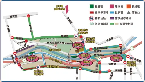 ▲2025雙十國慶煙火園區內觀賞點。（圖／翻攝自2025國慶煙火在南投官網）