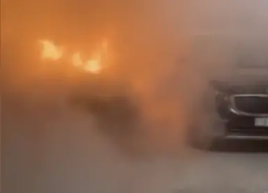 高島屋百貨驚傳火災！BMW汽車突起火燃燒　越南胡志明遇祝融
