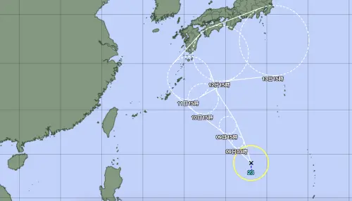 娜克莉颱風生成！最新預測「路徑大迴轉」　國慶連假半個台灣有雨
